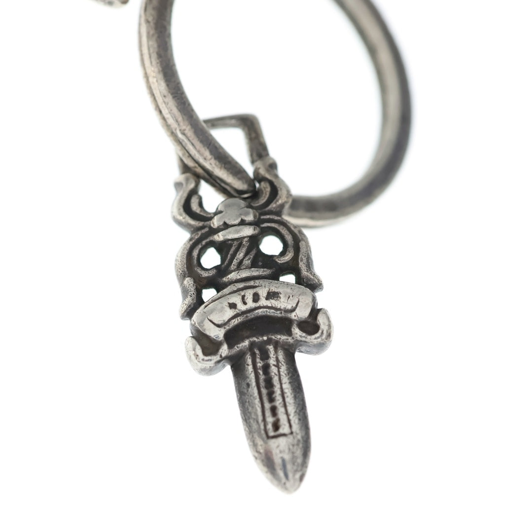 CHROME HEARTS(クロムハーツ) SHIELD LOSANGELES & DAGGER ロサンゼルス シールド ダガー キーリング シルバー