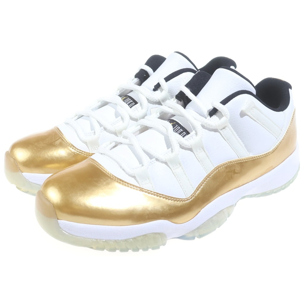 NIKE(ナイキ) AIR JORDAN 11 Retro Low 528895-103 エアジョーダン11 レトロ ローカットスニーカー ホワイト/ゴールド US10/28cm