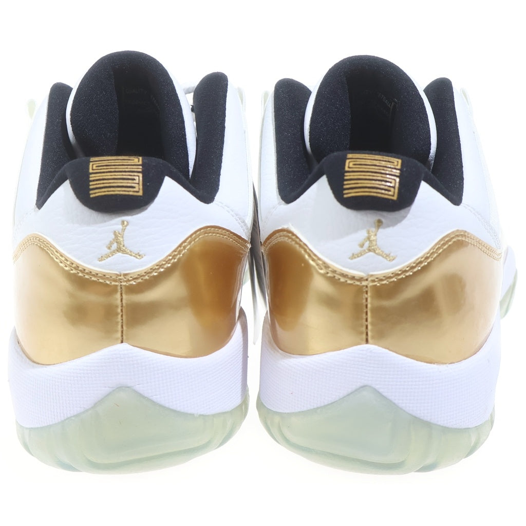 NIKE(ナイキ) AIR JORDAN 11 Retro Low 528895-103 エアジョーダン11 レトロ ローカットスニーカー ホワイト/ゴールド US10/28cm