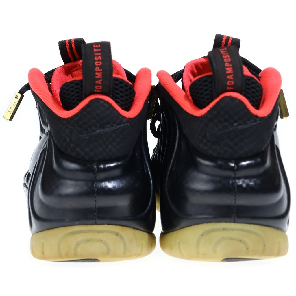 NIKE(ナイキ) 【観賞用 2014年製】 AIR FOAMPOSITE PRO PRM 616750-001 エアフォームポジット プロ イージー ハイカットスニーカー ブラック US10.5/28.5cm
