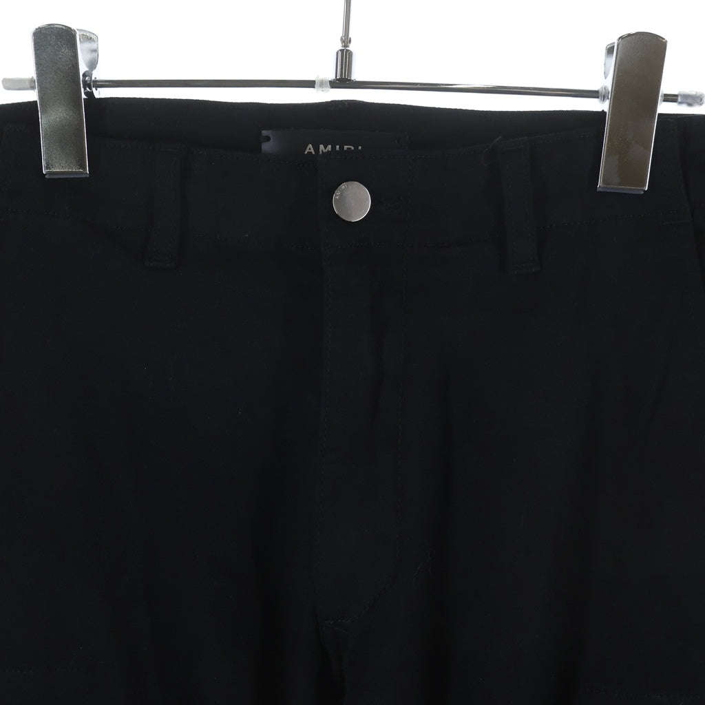 AMIRI(アミリ) ダメージ加工 スリムテーパードカーゴパンツ ブラック