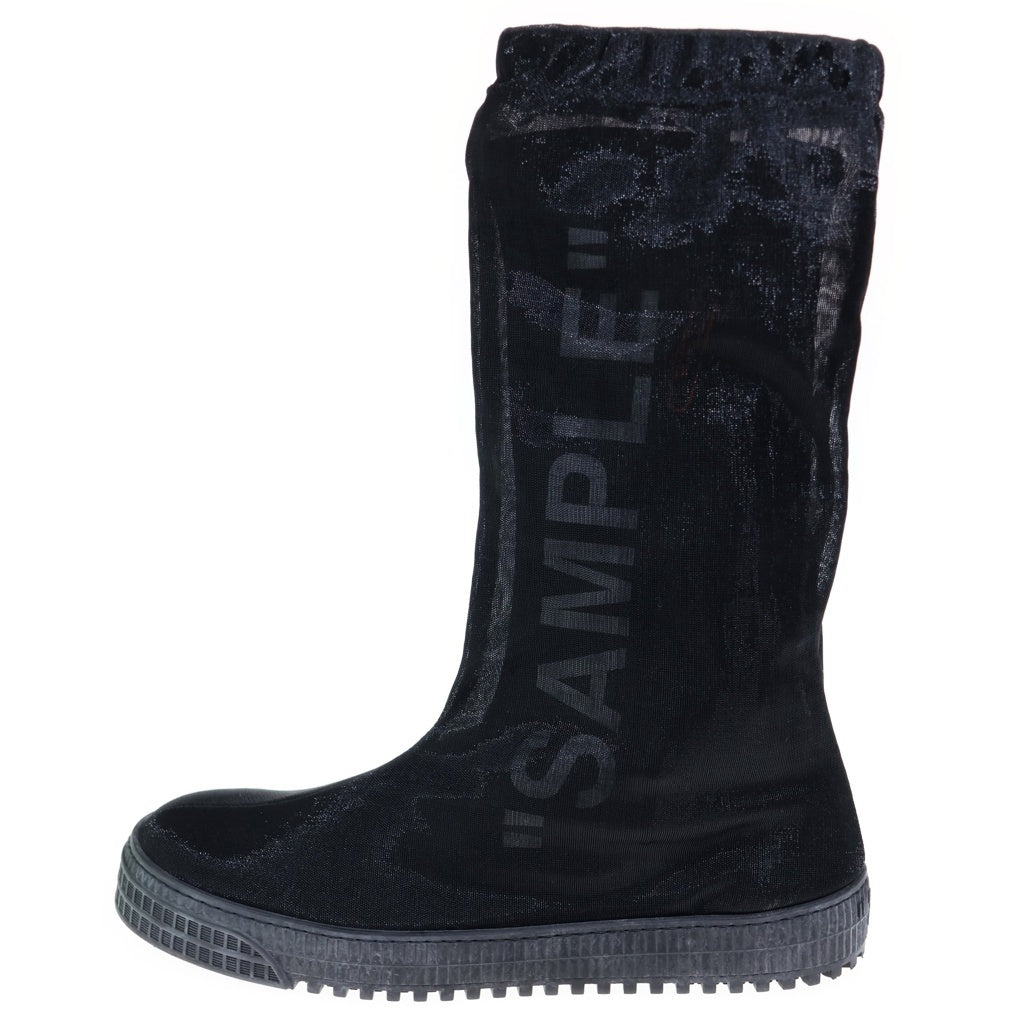 OFF-WHITE(オフホワイト) 18AW サンプル ロング ブーツ ブラック OMIA100F187990151001