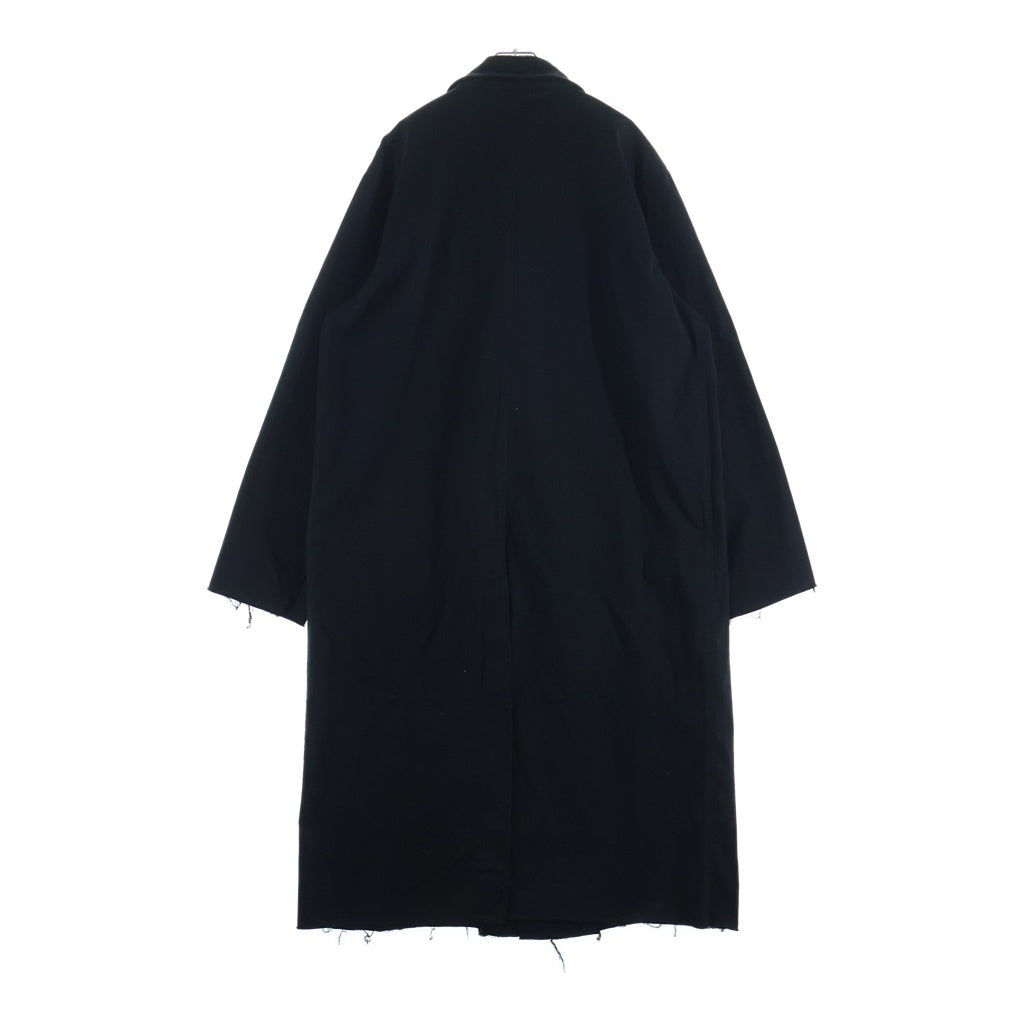 OFF-WHITE(オフホワイト) 16AW カットオフ ステンカラーコート ブラック