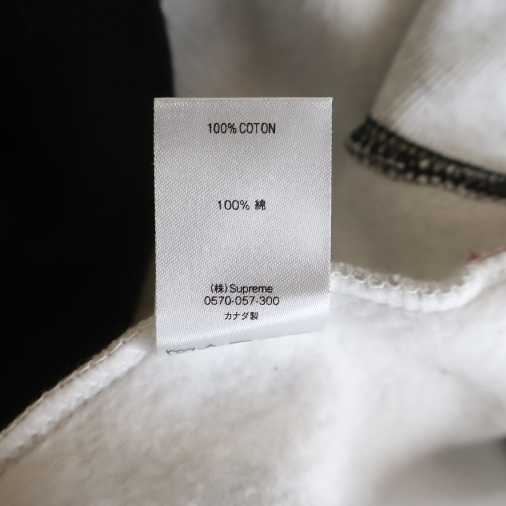 SUPREME(シュプリーム) 18AW Split Crewneck Sweatshirt スプリット クルーネック スウェット シャツ トレーナー ブラック/グレー