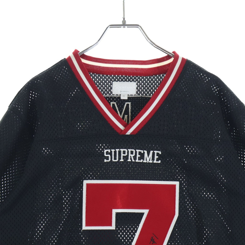 SUPREME(シュプリーム) 14AW Hail Mary Football Top ヘイル メリー フットボール メッシュ 半袖Tシャツ ブラック