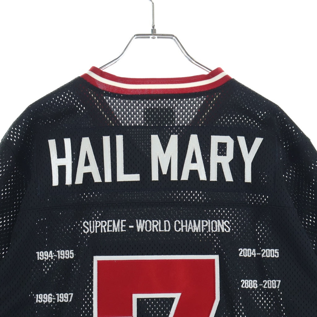 SUPREME(シュプリーム) 14AW Hail Mary Football Top ヘイル メリー フットボール メッシュ 半袖Tシャツ ブラック