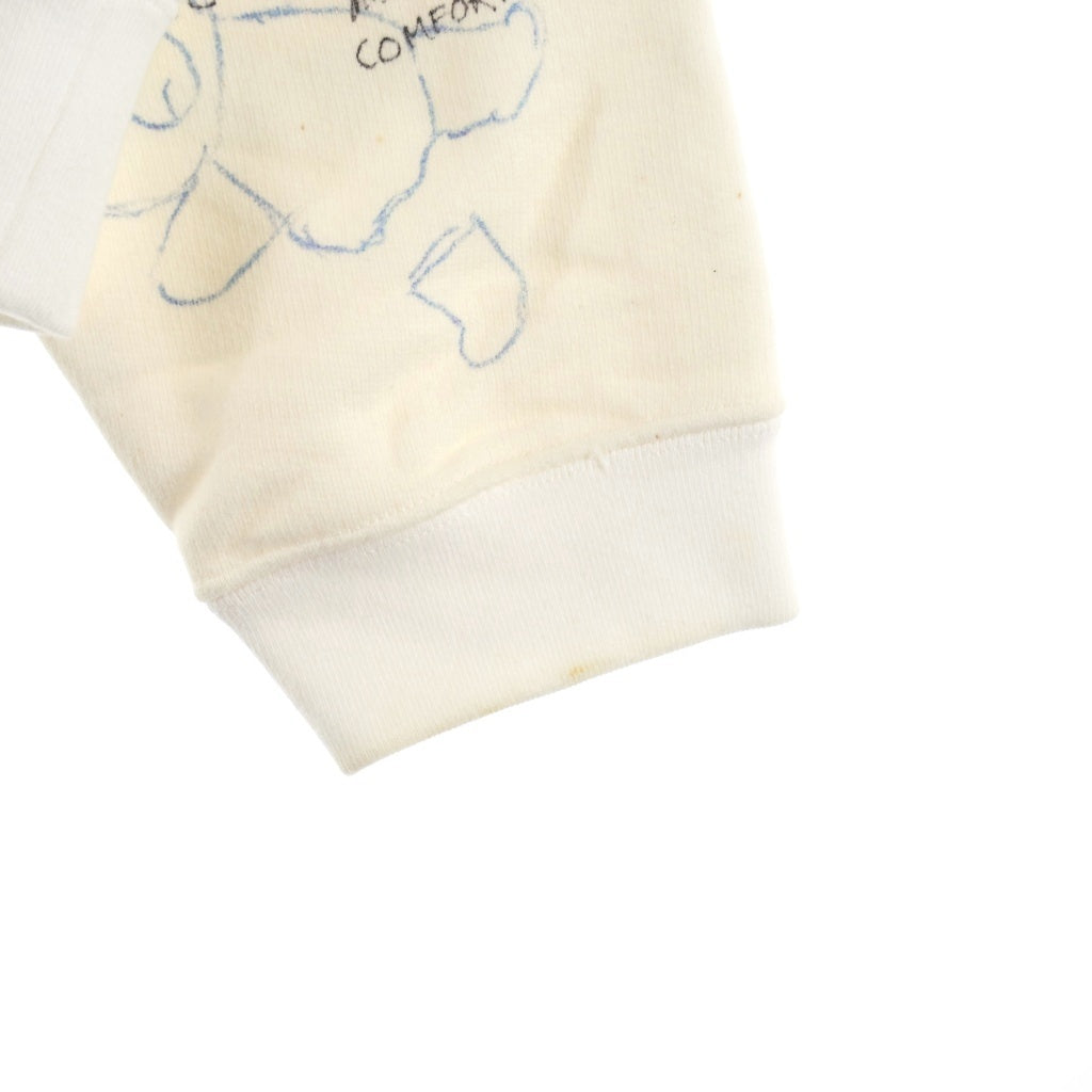 adidas(アディダス) YEEZY SEASON 5 Handwritting Crewneck Sweater グラフィティー クルーネック スウェットトレーナー ホワイト CJ7588