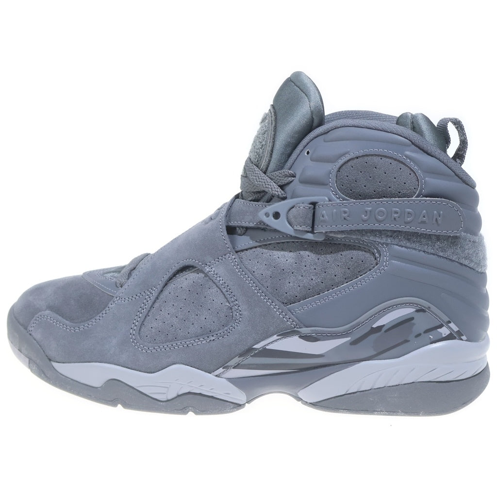 NIKE(ナイキ) AIR JORDAN 8 RETRO COOL GREY 305381-014 エアジョーダン8 クールグレー ハイカットスニーカー グレー US10.5/28.5cm