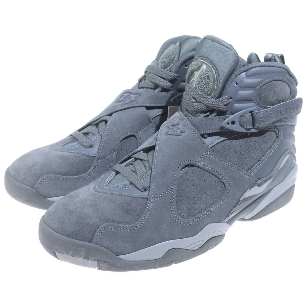 NIKE(ナイキ) AIR JORDAN 8 RETRO COOL GREY 305381-014 エアジョーダン8 クールグレー ハイカットスニーカー グレー US10.5/28.5cm