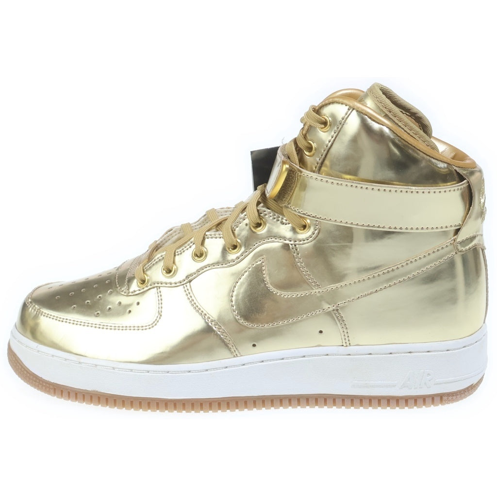 NIKE(ナイキ) 【観賞用 2016年製】 ID AIR FORCE 1 HIGH 849064-991 アイディー エアフォース 1 ハイカットスニーカー メタリック ゴールド US10.5/28.5cm