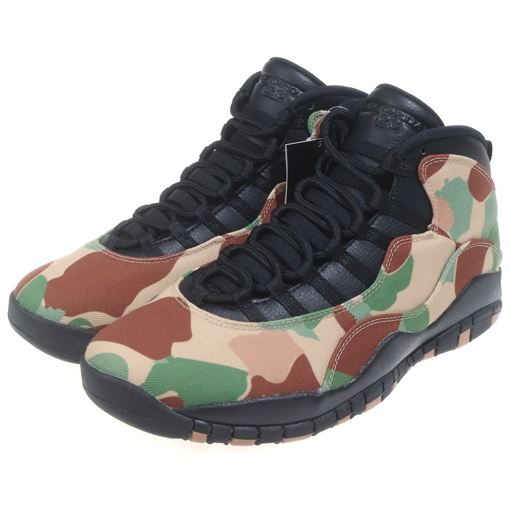 NIKE(ナイキ) AIR JORDAN 10 RETRO 310805-200 エア ジョーダン 10 レトロ ハイカットスニーカー ブラウン/ブラック US10.5/28.5cm