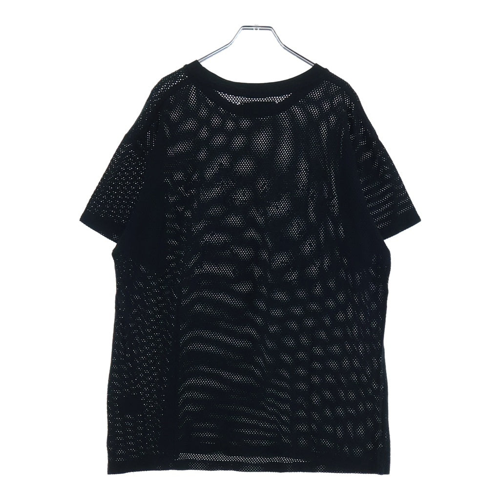 AMIRI(アミリ) 18SS 22ナンバリング メッシュ 半袖Tシャツカットソー ブラック