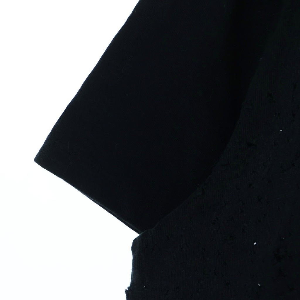 AMIRI(アミリ) ショットガン クルーネック半袖Tシャツカットソー ブラック