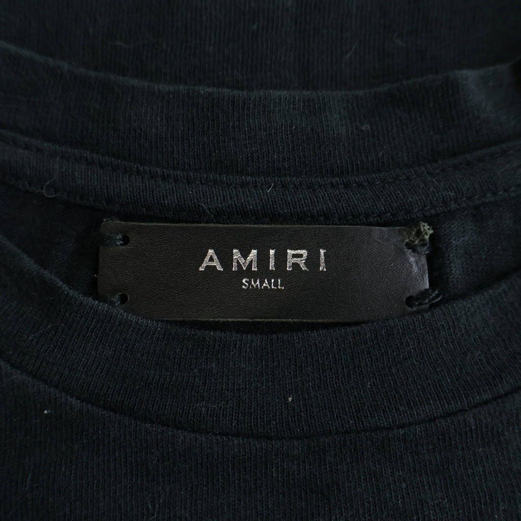 AMIRI(アミリ) ショットガン クルーネック半袖Tシャツカットソー ブラック
