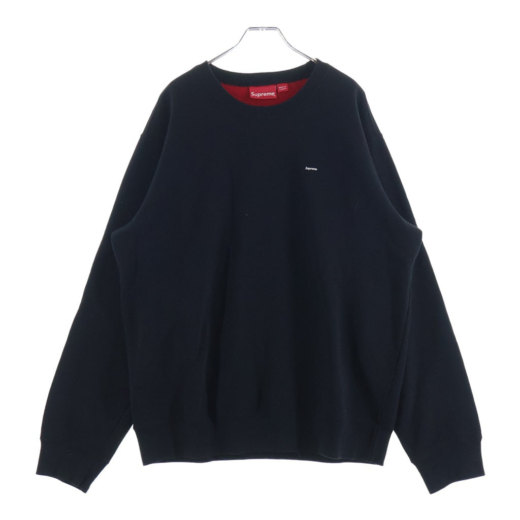 SUPREME(シュプリーム) 18SS Box Logo Contrast Crewneck ボックスロゴ コントラスト クルーネック スウェットトレーナー ブラック