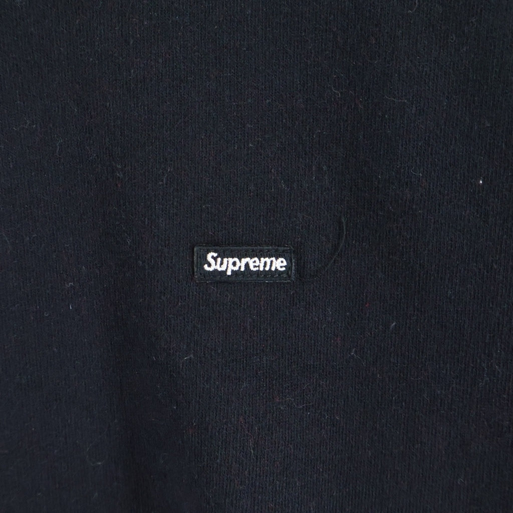 SUPREME(シュプリーム) 18SS Box Logo Contrast Crewneck ボックスロゴ コントラスト クルーネック スウェットトレーナー ブラック