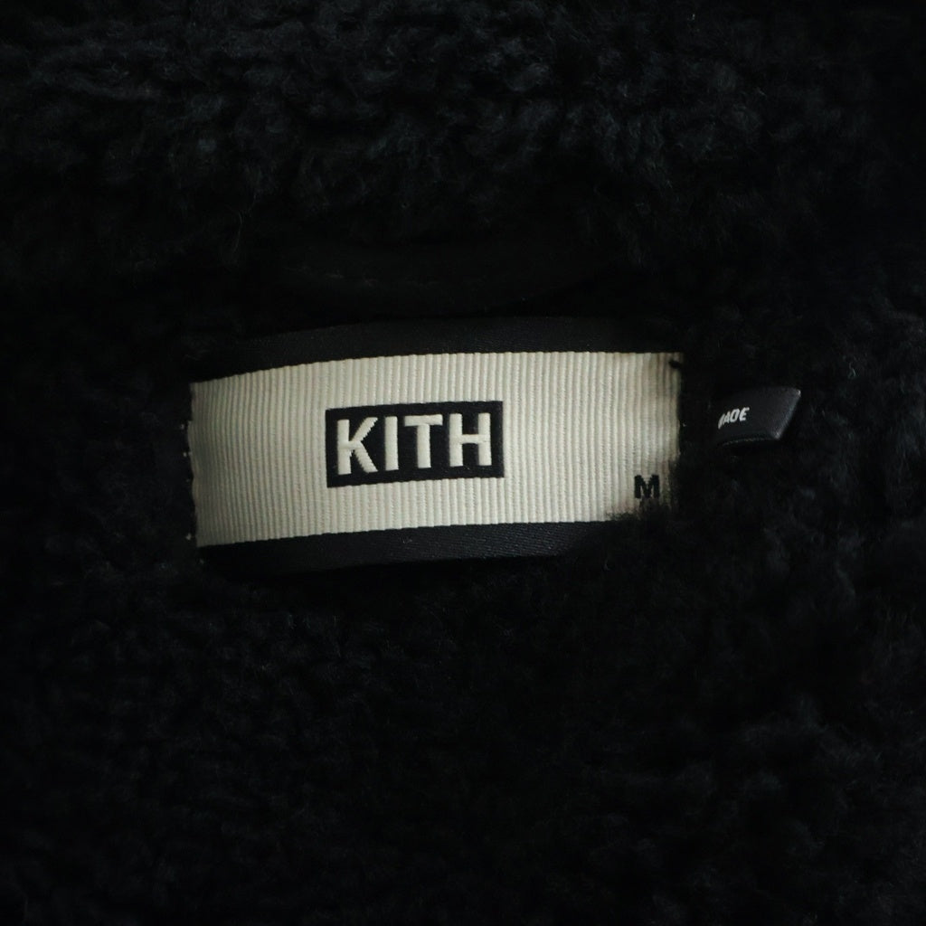 KITH(キス) ムートン トラッカージャケット ブラック