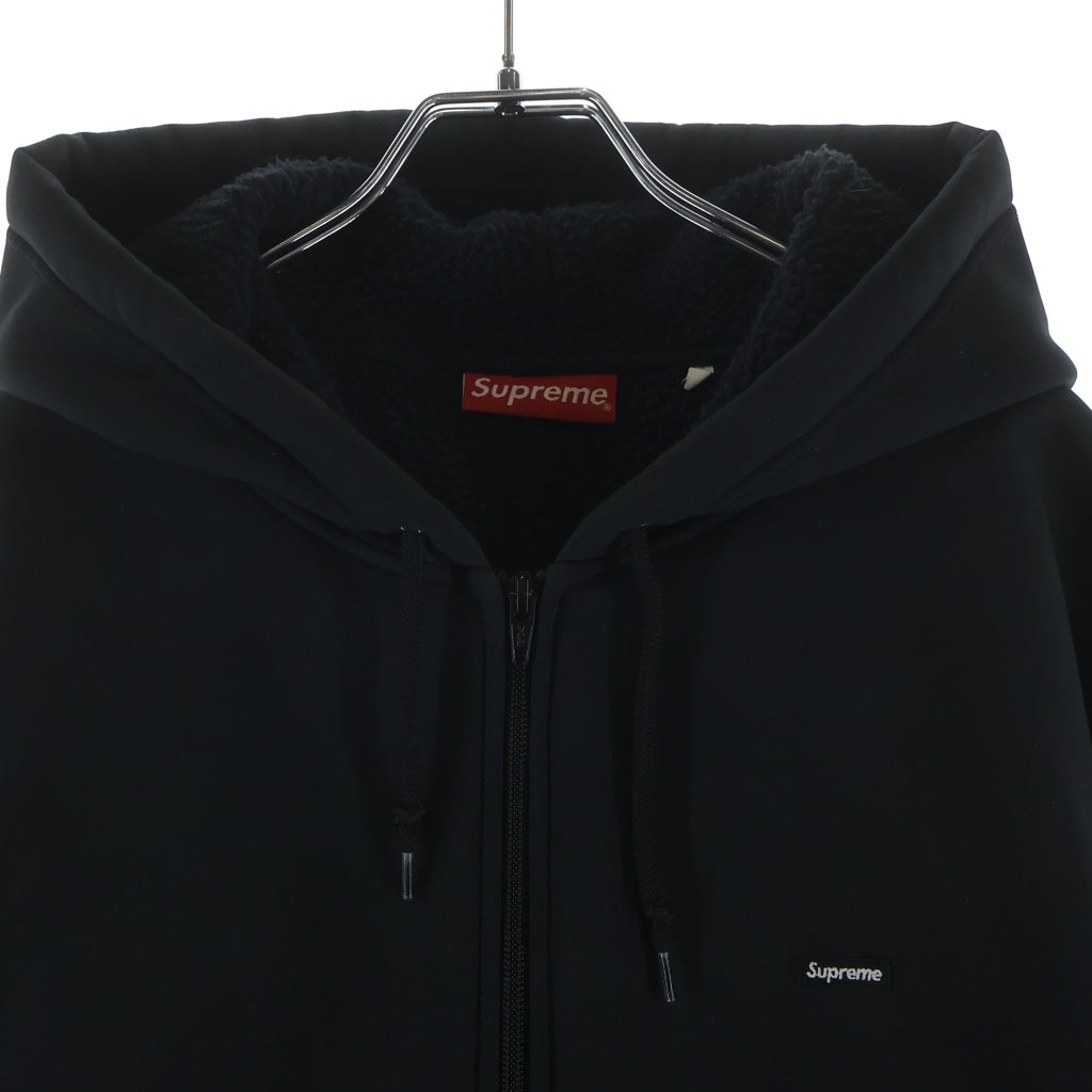 SUPREME(シュプリーム) 21AW WINDSTOPPER Zip Up Hooded Sweatshirt ウィンドストッパー ジップアップスウェットパーカー フーディー ブラック