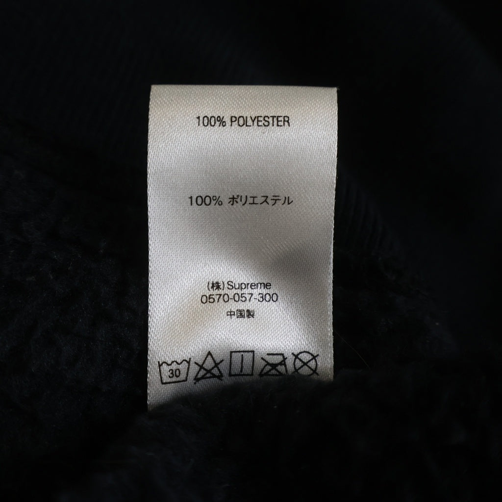 SUPREME(シュプリーム) 21AW WINDSTOPPER Zip Up Hooded Sweatshirt ウィンドストッパー ジップアップスウェットパーカー フーディー ブラック