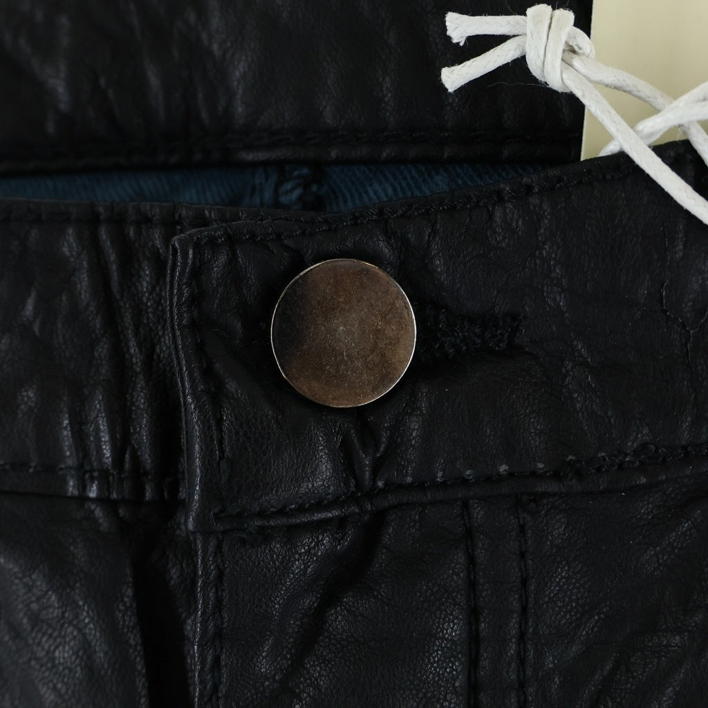 MNML(ミニマル) Leather Pants レザーパンツ ブラック