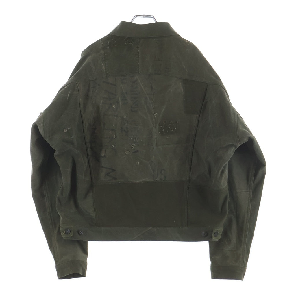 READY MADE(レディメイド) OVERSIZE WORK JACKET ビンテージ加工 オーバーサイズ ワークジャケット カーキ RE-CO-KH-00-00-33