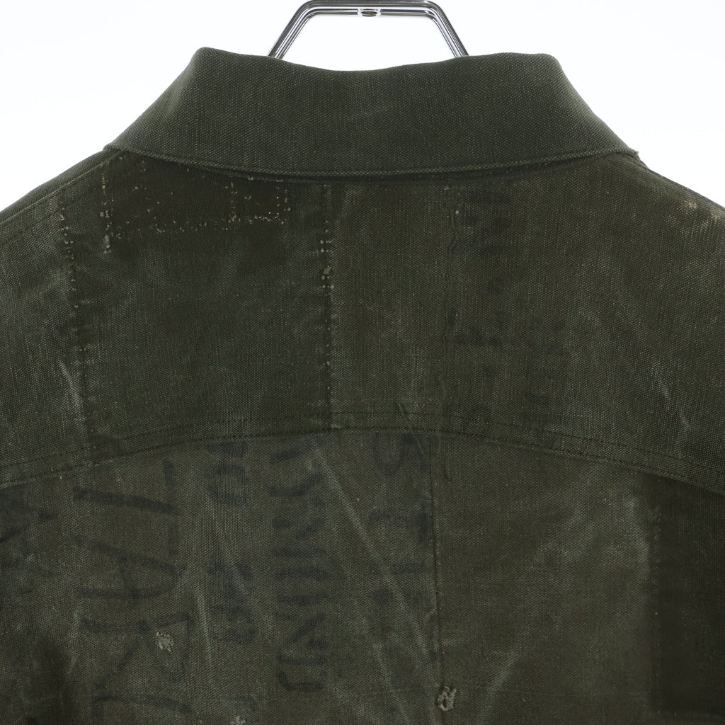 READY MADE(レディメイド) OVERSIZE WORK JACKET ビンテージ加工 オーバーサイズ ワークジャケット カーキ RE-CO-KH-00-00-33