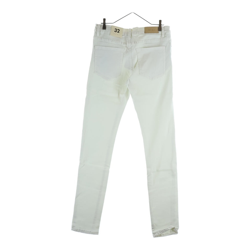 MNML(ミニマル) Stretch Denim ストレッチ スキニーデニムパンツ ホワイト