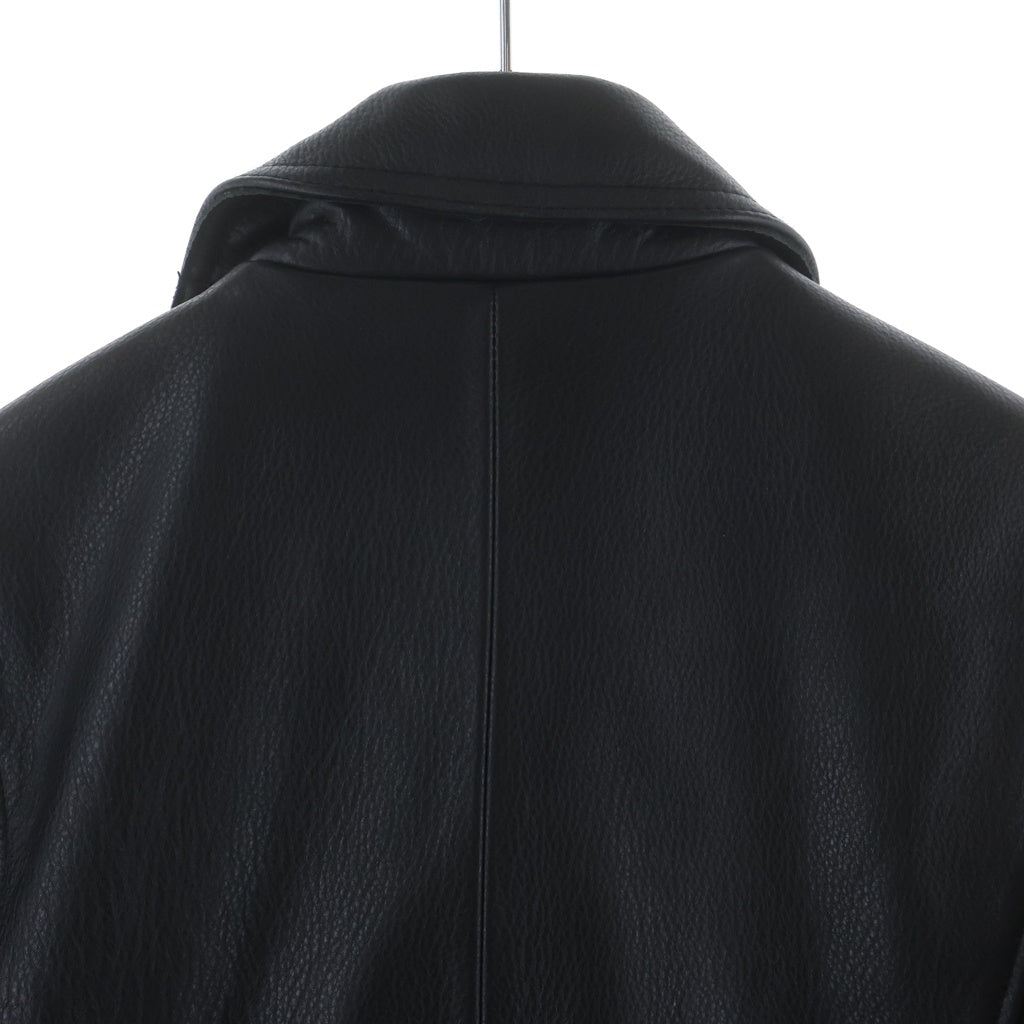 NO BRAND(ノーブランド) OF THE NEIGE STYLE（オブザネージュスタイル）レザー ダブルライダースジャケット ブラック 101-163-0201-001