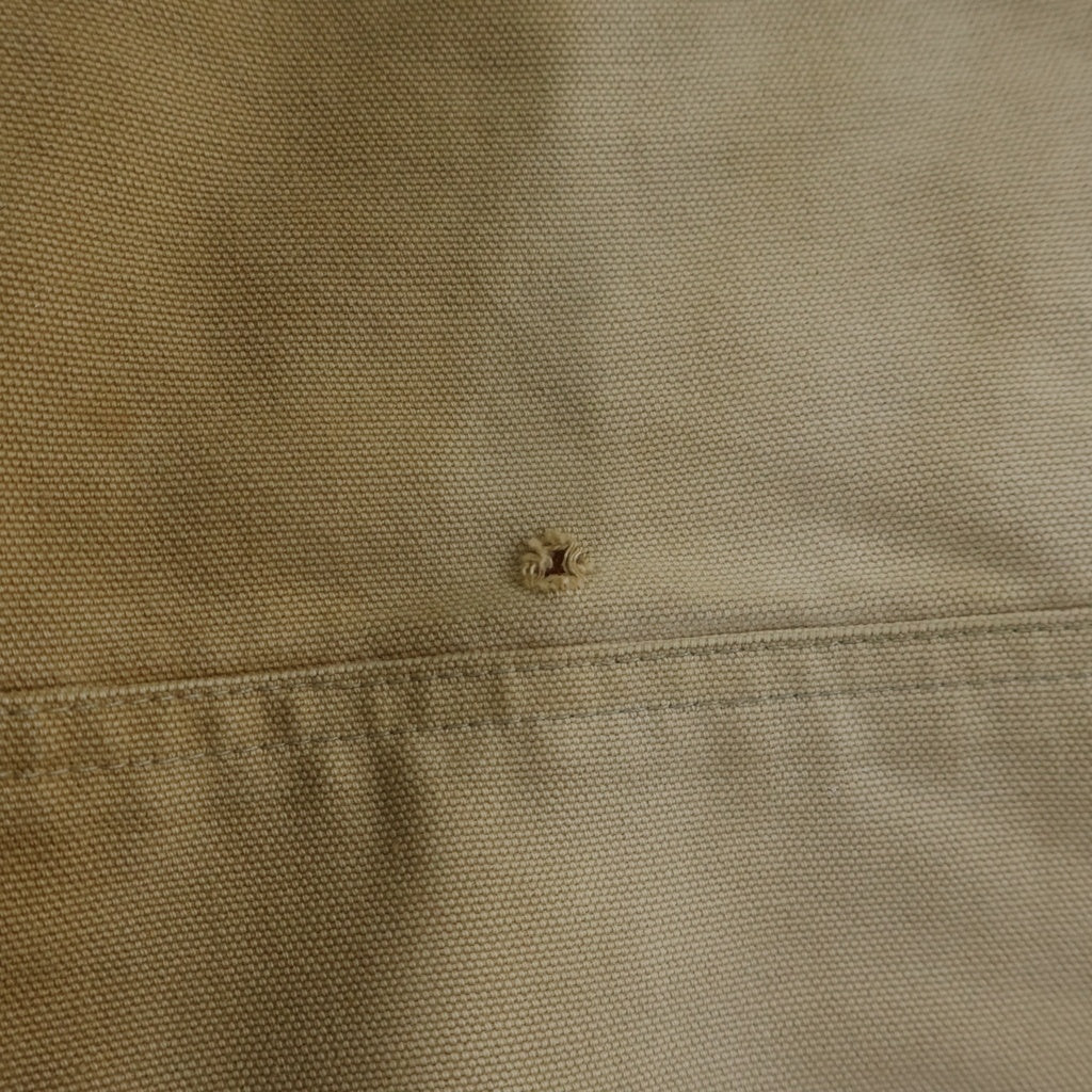 CARHARTT(カーハート) Duck Canvas Bib Overalls ダック地 キャンバス オーバーオール ダブルニー ツナギ ベージュ