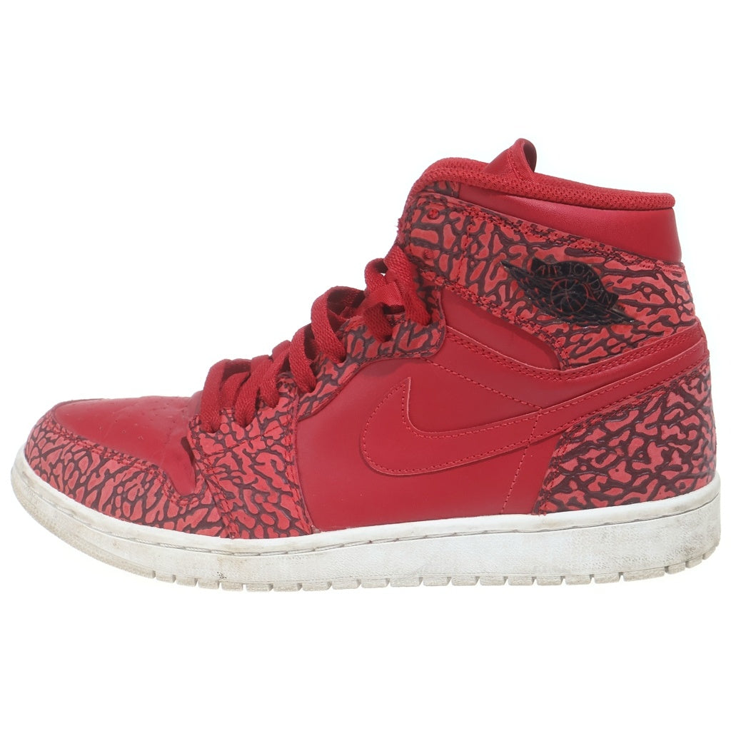 NIKE(ナイキ) AIR JORDAN 1 RETRO HIGH Red Elephant Print Safari 839115-600 エアジョーダン レトロ レッド ハイカットスニーカー レッド US10.5/28.5cm
