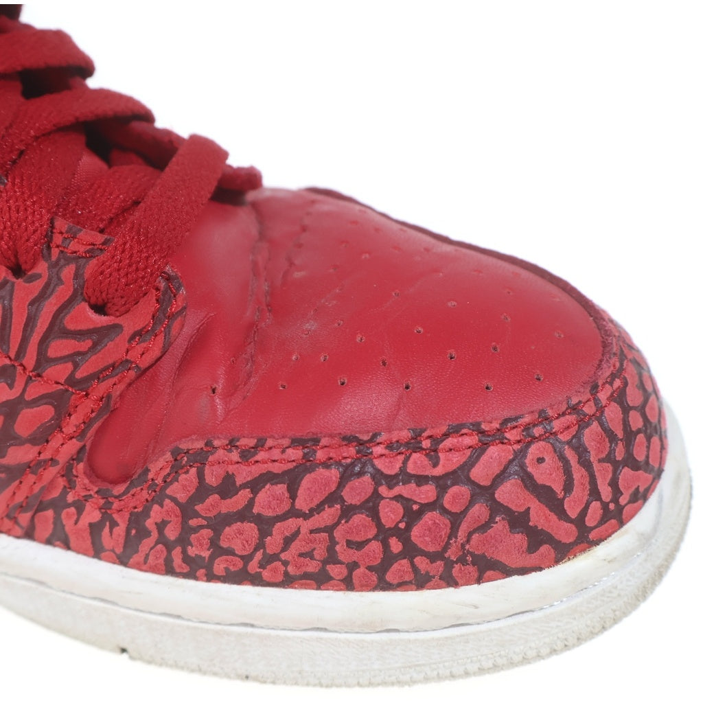 NIKE(ナイキ) AIR JORDAN 1 RETRO HIGH Red Elephant Print Safari 839115-600 エアジョーダン レトロ レッド ハイカットスニーカー レッド US10.5/28.5cm
