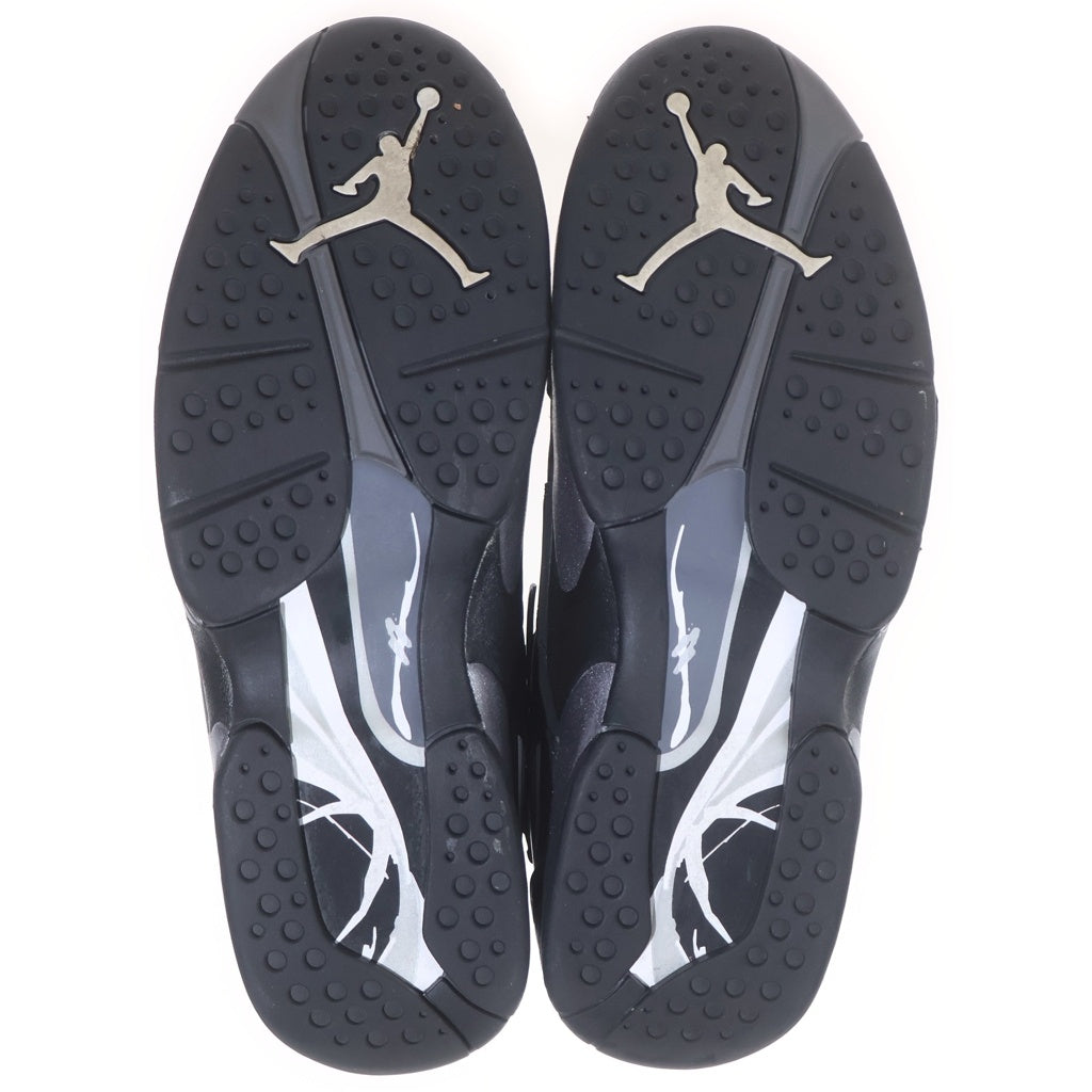 NIKE(ナイキ) AIR JORDAN 8 Retro Chrome 305381-003 エアジョーダン8 レトロ クローム ハイカットスニーカー ブラック US11/29cm