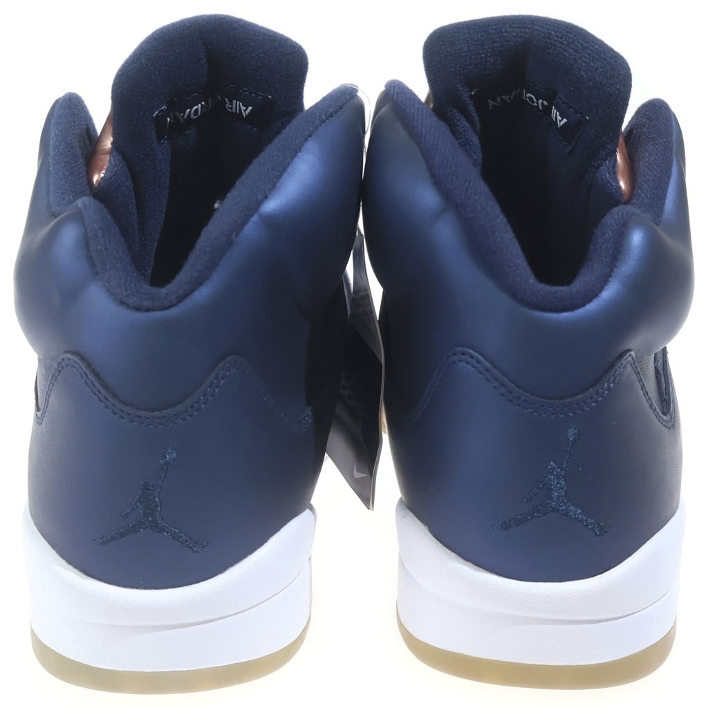 NIKE(ナイキ) AIR JORDAN 5 RETRO 136027-416 エアジョーダン 5 レトロ ハイカットスニーカー ネイビー US10.5/28.5cm