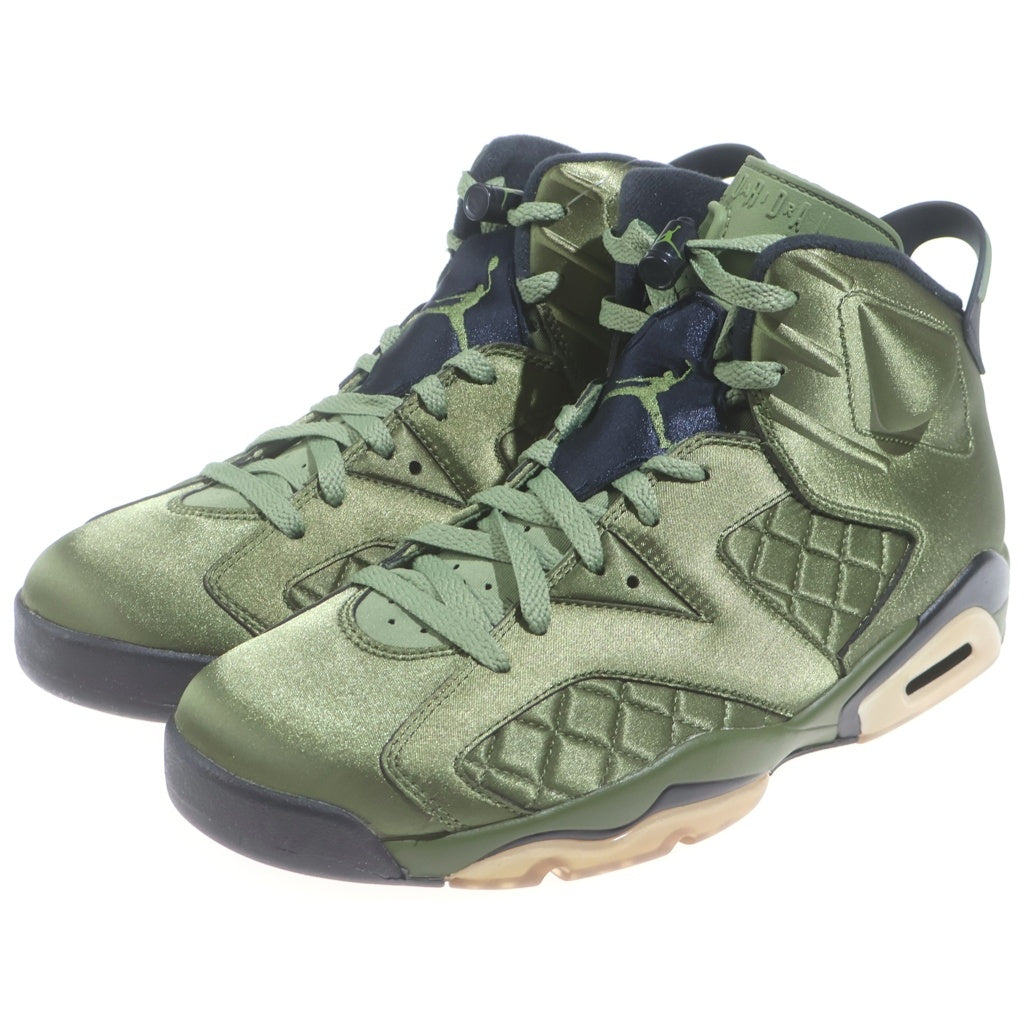 NIKE(ナイキ) 【観賞用2017年製】 AIR JORDAN 6 RETRO PINNACLE AH4614-303 エアジョーダン 6 ピナクル ハイカットスニーカー カーキ US10.5/28.5cm