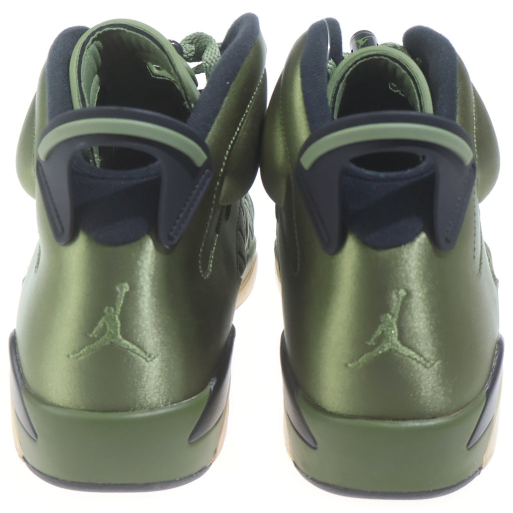 NIKE(ナイキ) 【観賞用2017年製】 AIR JORDAN 6 RETRO PINNACLE AH4614-303 エアジョーダン 6 ピナクル ハイカットスニーカー カーキ US10.5/28.5cm