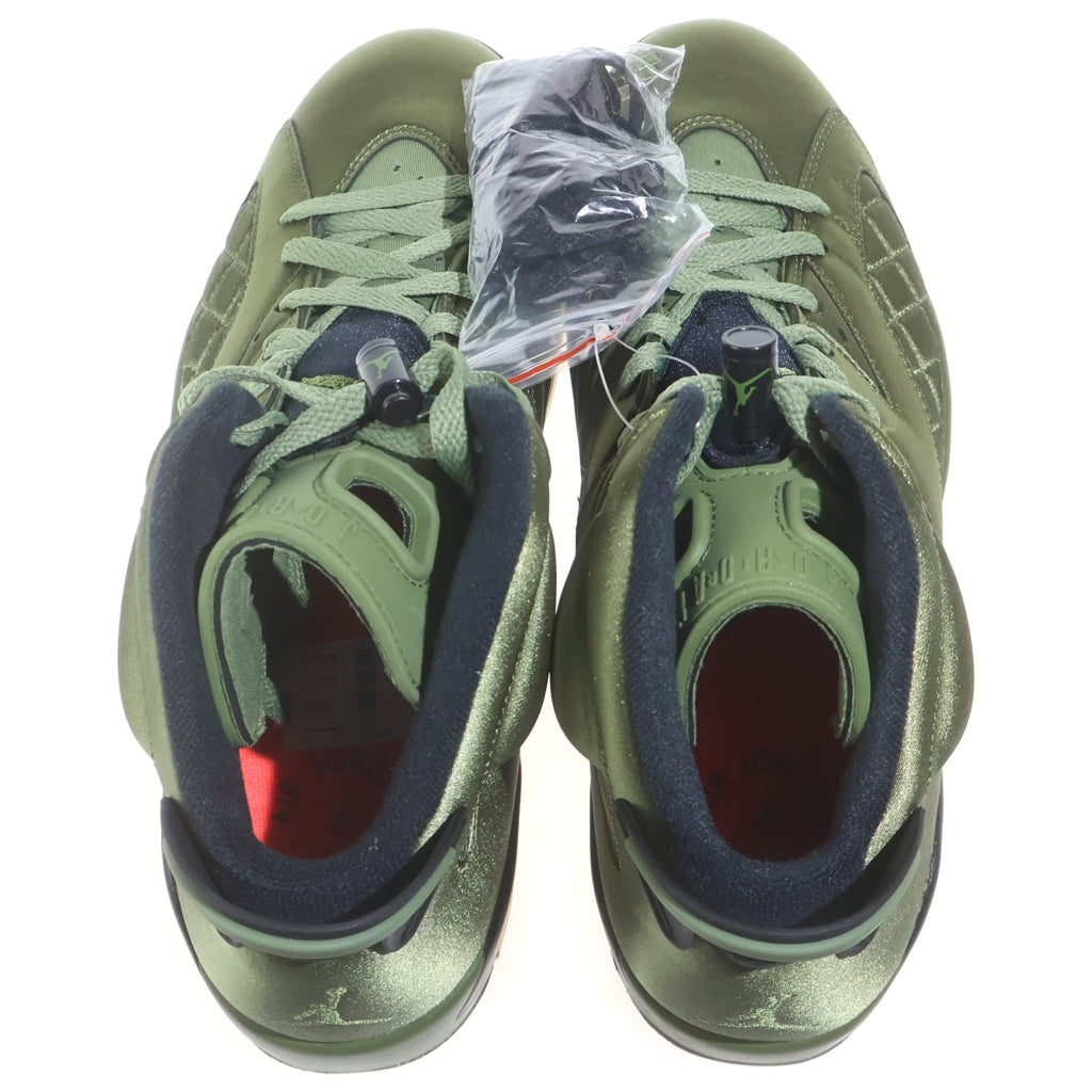 NIKE(ナイキ) 【観賞用2017年製】 AIR JORDAN 6 RETRO PINNACLE AH4614-303 エアジョーダン 6 ピナクル ハイカットスニーカー カーキ US10.5/28.5cm