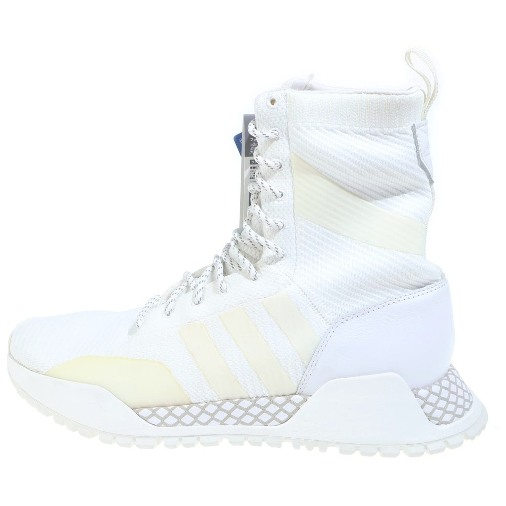 adidas(アディダス) H.F/1.3 PK H.F1.3K BY3007 レースアップ ハイカット スニーカー ホワイト US10/28cm