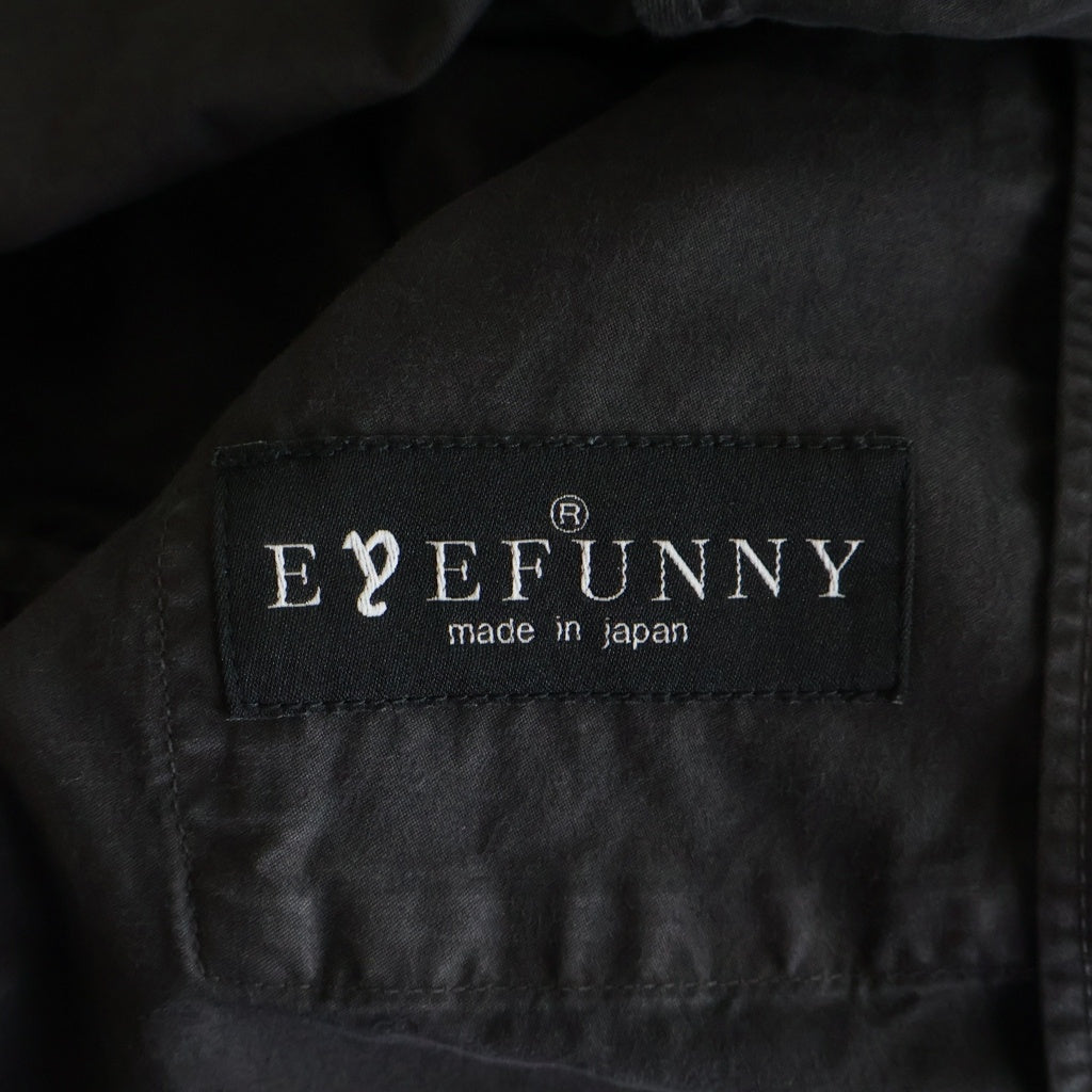 EYEFUNNY(アイファニー) ダガージップ ミリタリージャケット チャコールグレー