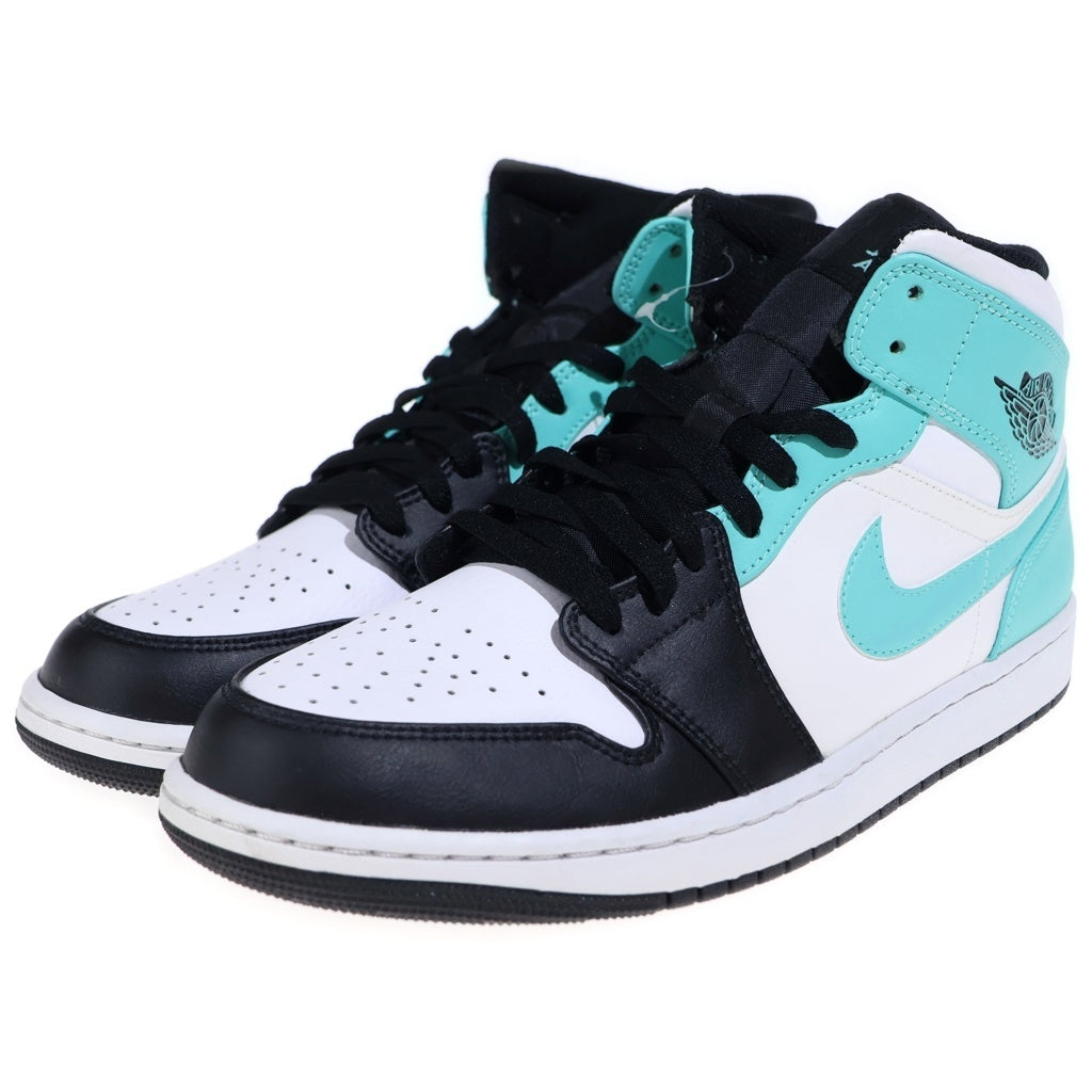NIKE(ナイキ) AIR JORDAN 1 MID Tropical Twist 554724-132 エアジョーダン 1 トロピカル ツイスト ミッドカットスニーカー ホワイト/ライトブルー US10.5/28.5cm