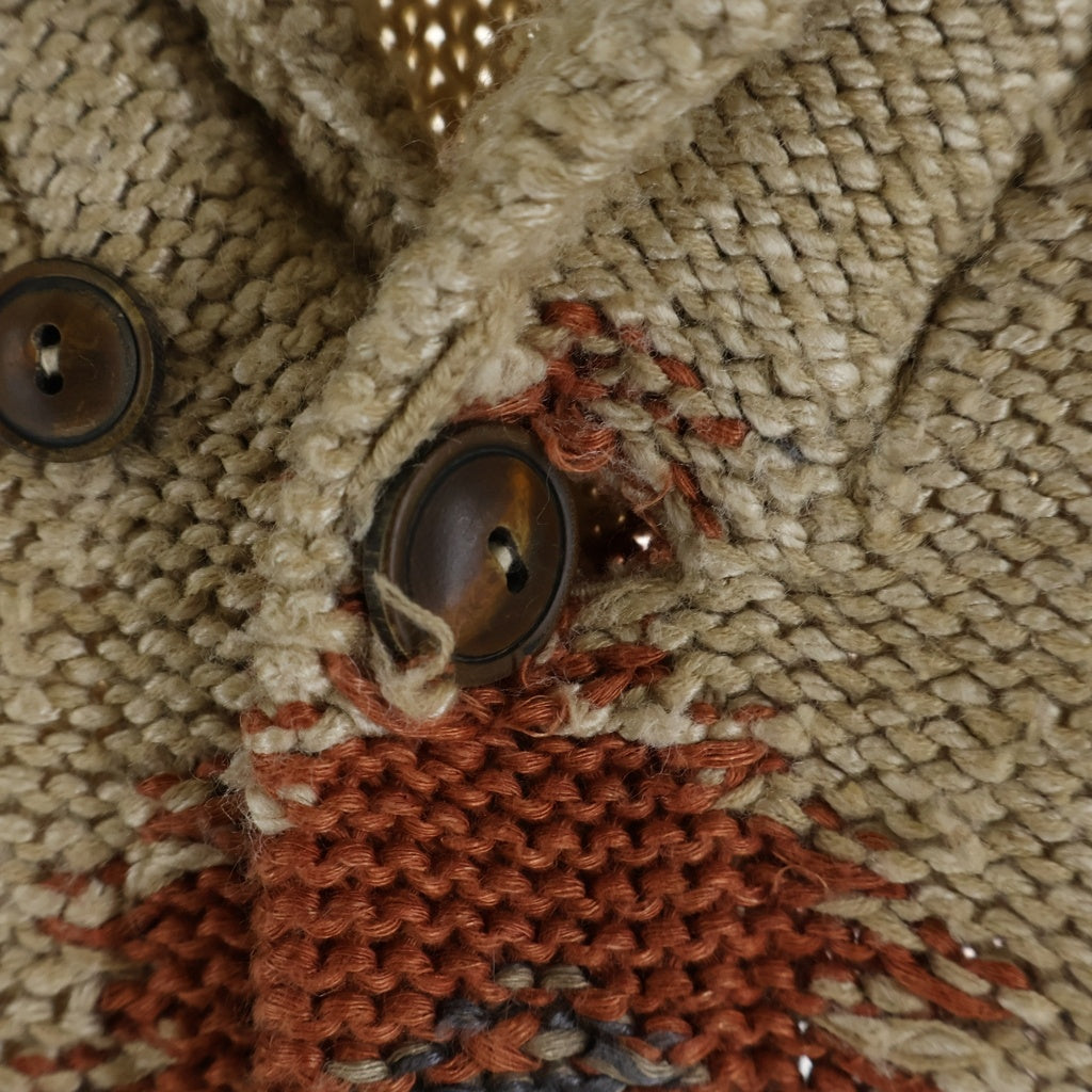 RRL(ダブルアールエル) HANDKNIT ハンドニット ネイティブ柄 カーディガン セーター ベージュ