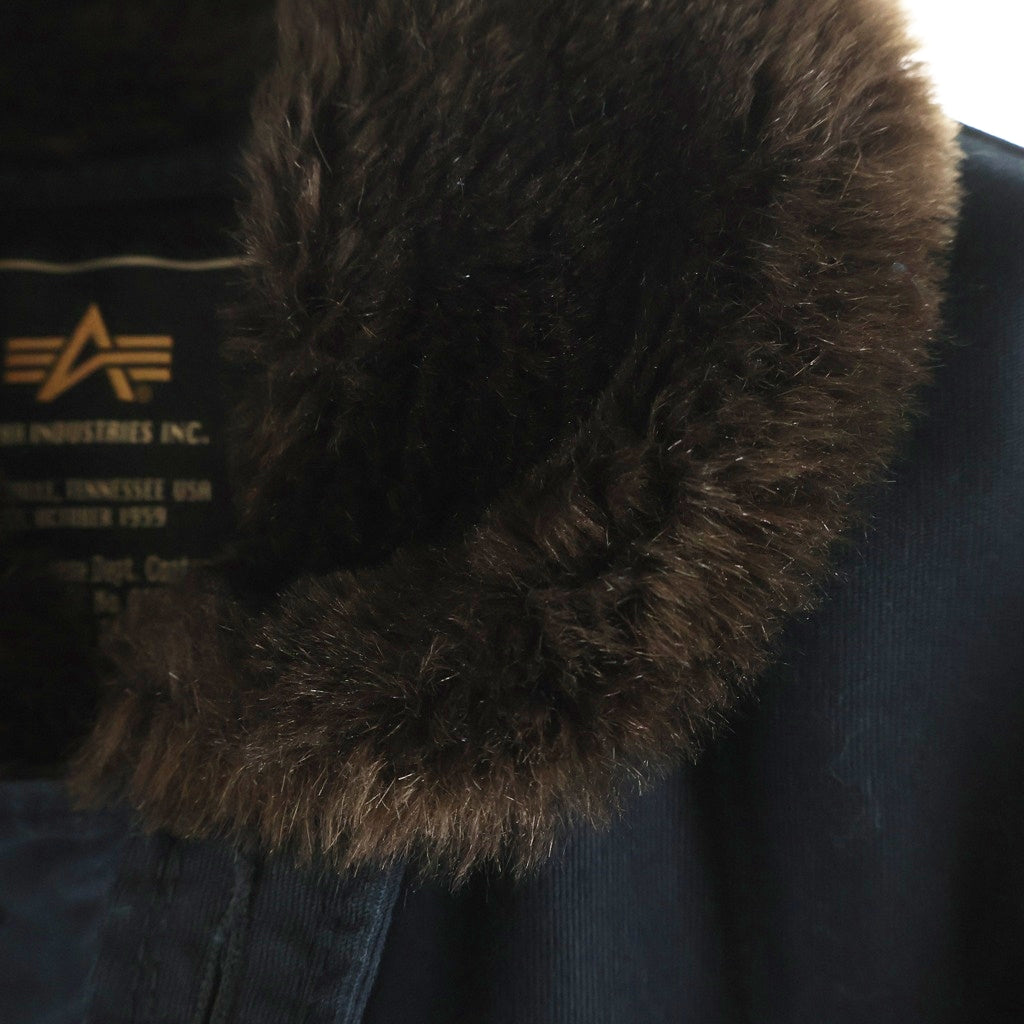 ALPHA INDUSTRIES(アルファ インダストリーズ) N-1 DECK JACKET ボアライナー ミリタリー デッキジャケット ネイビー