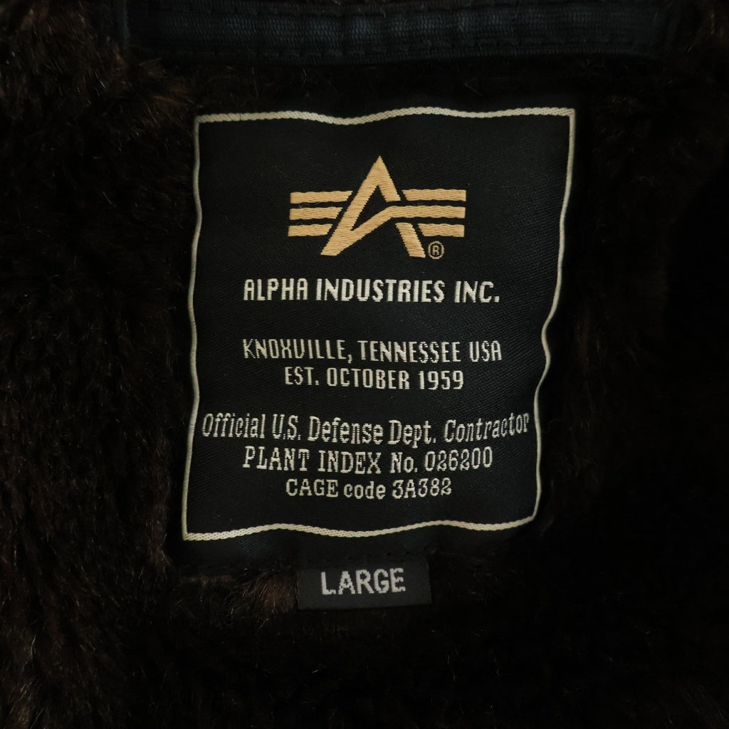 ALPHA INDUSTRIES(アルファ インダストリーズ) N-1 DECK JACKET ボアライナー ミリタリー デッキジャケット ネイビー
