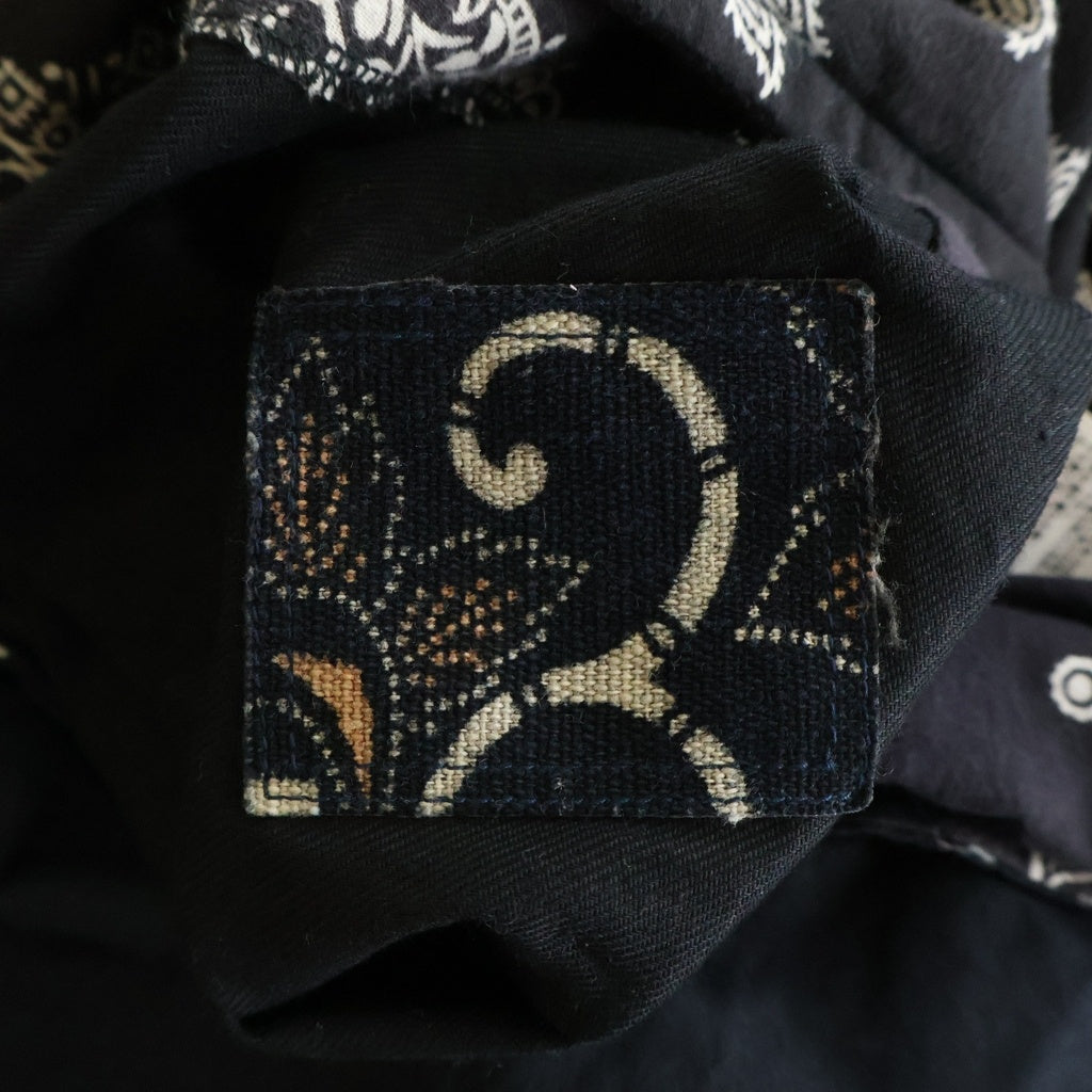VISVIM(ヴィスヴィム) KORA DOWN VEST BANDANA バンダナ リバーシブルダウンベスト ブラック 0221905013012
