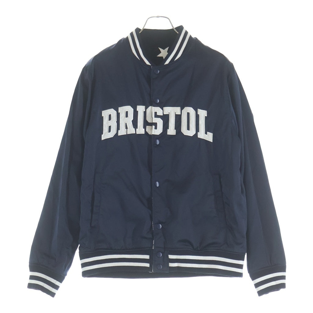 F.C.R.B./F.C.Real Bristol/FCRB(エフシーアールビー/エフシーレアルブリストル) REVERSIBLE SATIN STADIUM JACKET リバーシブル サテン スタジアム ジャケット ブラック FCRB-167053