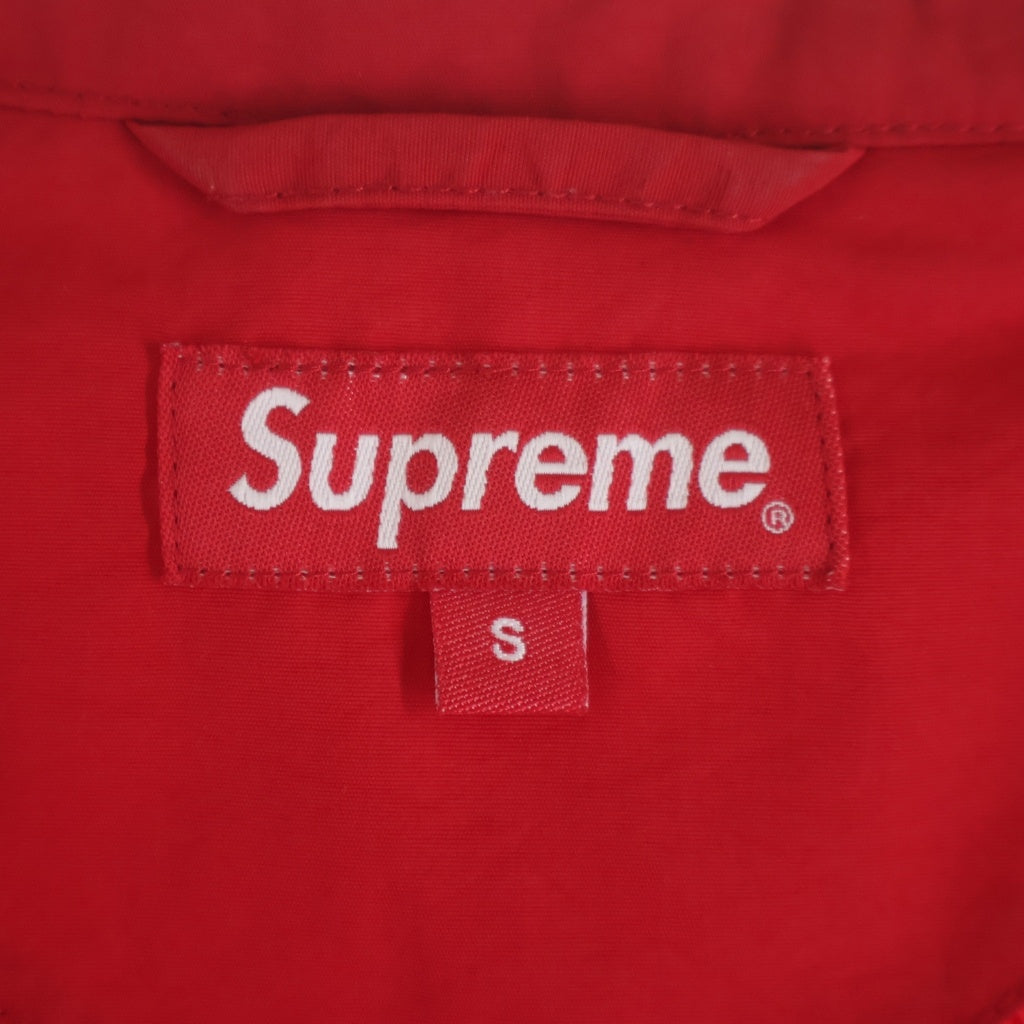 SUPREME(シュプリーム) 18SS Corner Arc Half Zip Pullover ハーフジッププルオーバージャケット レッド/イエロー