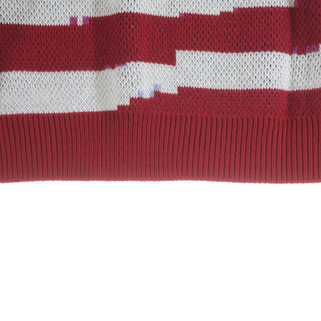 SUPREME(シュプリーム) 21SS Digital Flag Sweater デジタルフラッグニットセーター レッド/ブルー