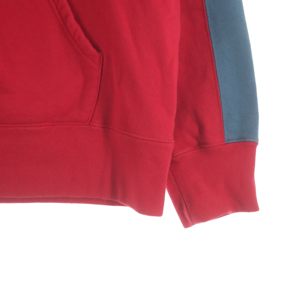 SUPREME(シュプリーム) 18AW Paneled Hooded Sweatshirt パネルロゴスウェットパーカー レッド