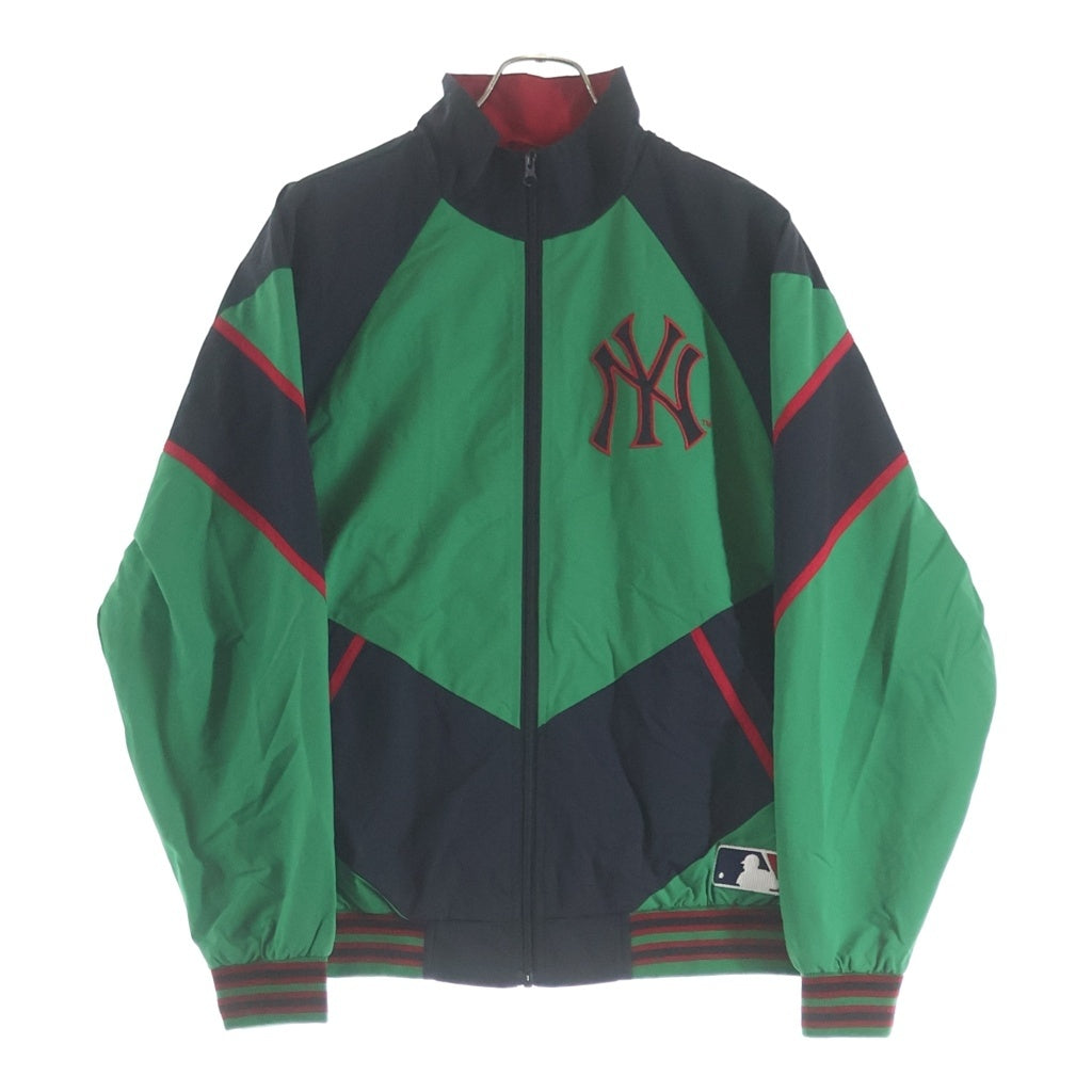 SUPREME(シュプリーム) 21AW ×MLB New York Yankees Track Jacket ニューヨーク ヤンキーストラックジャケット グリーン/レッド