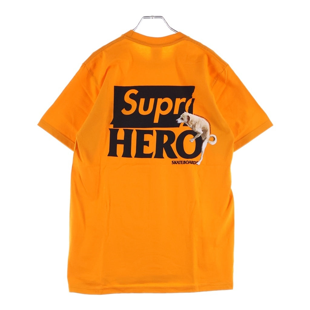 SUPREME(シュプリーム) 22SS ×ANTIHERO Dog Tee アンタイヒーロー ドッグ 半袖Tシャツ オレンジ