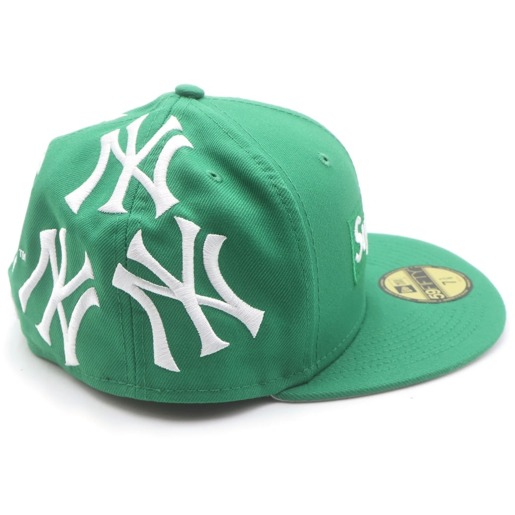 SUPREME(シュプリーム) 21AW ×MLB ×NEW ERA Box Logo Cap ニューヨークヤンキース ニューエラ ボックスロゴ ベースボールキャップ 帽子 グリーン